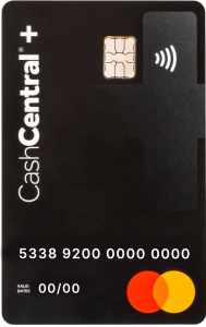 PayCentral CashCentral+ card